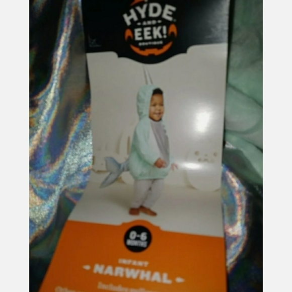 NWT Hyde & Eek Infant Narwhal Costume 0-6 Months - Picture 5 of 6